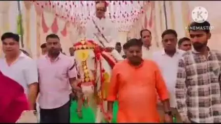 कुचामन सिटी: रूपपुरा में राजपूत समाज ने पेश की मिसाल, दलित वर्ग के दूल्हे की निकाली बिंदोरी, जातिगत भेदभाव मिटाना है लक्ष्य