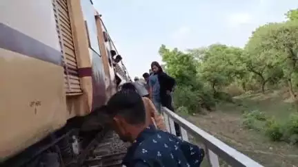 सारंगपुर: सारंगपुर रेलवे ट्रैक पर कोटा-इंदौर ट्रेन से कटकर गाय की दर्दनाक मौत, ट्रेन रुकी