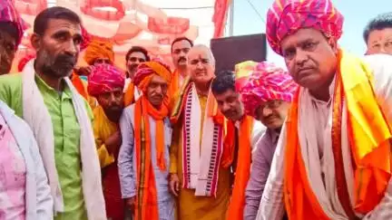 राजगढ़: राजगढ़ सांसद व विधायक ने चाटूखेड़ा गांव में उपस्वास्थ्य केंद्र का भूमि पूजन किया