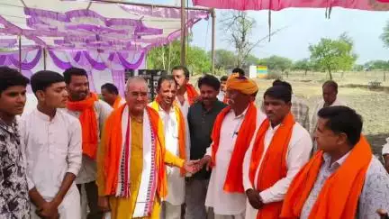 राजगढ़: राजगढ़ सांसद व विधायक ने पिपल्या गांव में सामुदायिक भवन का किया भूमिपूजन