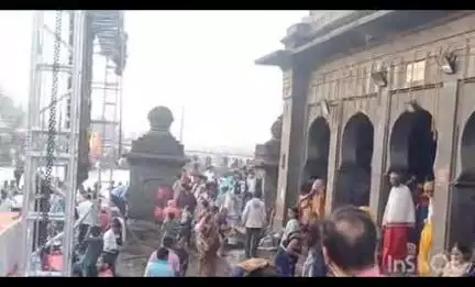 नाशिक: शहरातील रामघाट व कपाळेश्वर महादेव मंदिरात सलग सुट्ट्यांमुळे राज्यासह देशातील भाविकांच्या संख्येत दुप्पट वाढ