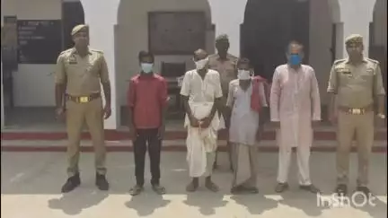 महसी: खैरीघाट थाने की पुलिस ने दंगा, मारपीट, चोरी, दहेज उत्पीड़न और जालसाजी के मामले में 4 वारंटियों को गिरफ्तार किया