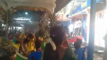 எட்டயபுரம்: நான்கு வழிச்சாலையில் உள்ள நரசிம்மர் கோவில் கும்பாபிஷேக விழா நடைபெற்றது