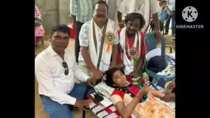 বাঁকুড়া ১: কেঞ্জাকুড়াতে এস এস হিউম্যান রাইটস ফাউন্ডেশনের উদ্যোগে রক্তদান শিবিরের আয়োজন