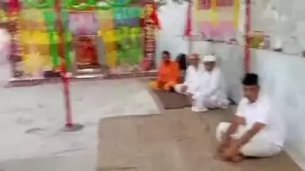 भिकियासैन: श्रीकोट माझली भगवती जातरा धार्मिक आयोजन में विधायक ने देव डंगरियों का लिया आशीर्वाद, ग्रामीणों ने किया स्वागत