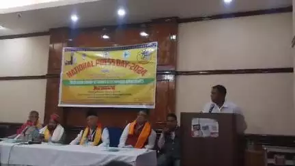 मानव मानव एक समान इस प्रकार सभी पत्रकार को एक समान सुविधा मिले नई दिल्ली में राष्ट्रीय पत्रकार दिवस पर गोविंद राम छत्तीस