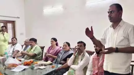 फतेहाबाद: फतेहाबाद के पीडब्ल्यूडी गेस्ट हाउस में भाजपा देहात मंडल की कार्यशाला संपन्न, केंद्र सरकार की 11 साल की उपलब्धियां बताई गईं
