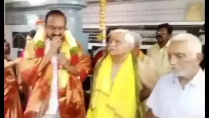 ఫిరంగి పురం వీరాంజనేయ స్వామి దేవాలయంలో పూజలు నిర్వహించిన ఎమ్మెల్యే అరవింద బాబు