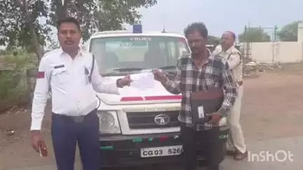 बेमेतरा: बेमेतरा जिला के विभिन्न थानों की पुलिस ने मोटर व्हीकल एक्ट के 18 प्रकरणों में ₹5800 की चालानी कार्रवाई की