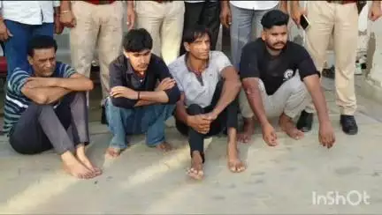चूरू: चूरू सदर थाना पुलिस ने अवैध डोडा पोस्त के साथ चार आरोपियों को किया गिरफ्तार