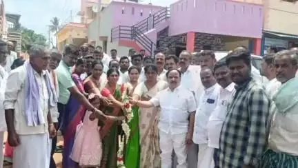 ಹಿರಿಯೂರು: ರಂಗೇನಹಳ್ಳಿ, ಆದಿವಾಲ ಸೇರಿದಂತೆ ನಾನಾ ಗ್ರಾಮಗಳಲ್ಲಿ ವಿವಿಧ ಅಭಿವೃದ್ಧಿ ಕಾಮಗಾರಿಗಳಿಗೆ ಚಾಲನೆ ನೀಡಿದ ಸಚಿವ ಡಿ.ಸುಧಾಕರ್