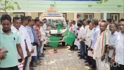 କବିସୂର୍ଯ୍ୟନଗର: ବୁଢ଼ାମ୍ବ ଗ୍ରାମ ପଞ୍ଚାୟତରେ ବିକଶିତ କୃଷି ସଂକଳ୍ପ ଯାତ୍ରାର ଶୁଭାରମ୍ଭ କଲେ ବିଧାୟକ