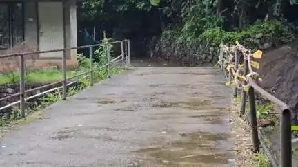 ദേവികുളം: അടിമാലി അപ്സരകുന്ന് ഭാഗത്ത് തലമാലി വെള്ളച്ചാട്ടത്തിന് കുറുകെയുള്ള പാലത്തിന് കൈവരി സ്ഥാപിക്കണമെന്ന് ആവശ്യം #localissue