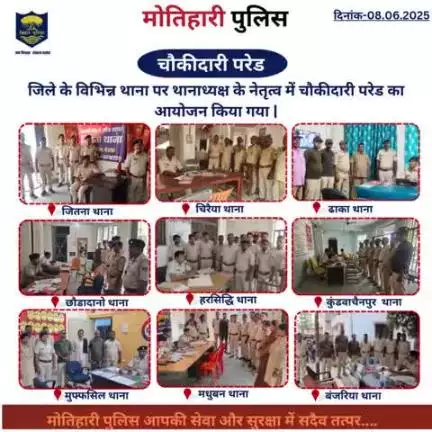 चौकीदारी परेड... 
#bihar_police #iprdbihar