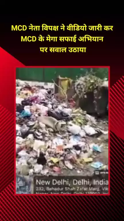 प्रीत विहार: MCD नेता विपक्ष अंकुश नारंग ने वीडियो जारी कर MCD के मेगा सफाई अभियान पर सवाल उठाए