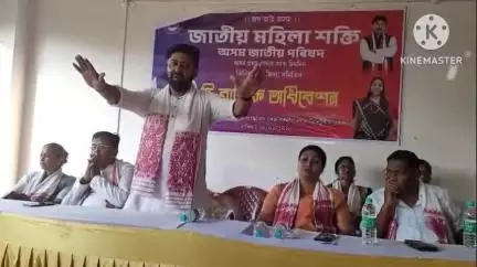 তিনিচুকীয়া: সদৰত জাতীয় মহিলা শক্তি জিলা সমিতিৰ দ্বি-বাৰ্ষিক অধিৱেশন অনুষ্ঠিত