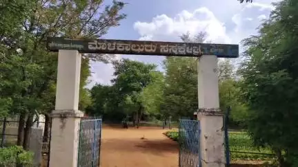 ಮೊಳಕಾಲ್ಮುರು: ಪಟ್ಟಣದ ಸಾಲುಮರದ ತಿಮ್ಮಕ್ಕ ಉದ್ಯಾನವನದ ಎದುರು  ನಗರವನ ನಿರ್ಮಿಸಲು ಪೂರ್ವ ಸಿದ್ಧತೆ