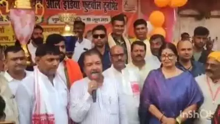 मानसी: मानसी रेलवे मैदान में ऑल इंडिया फुटबॉल टूर्नामेंट शुरू, खेलमंत्री सुरेन्द्र मेहता व भाजपा प्रदेश अध्यक्ष ने किया उद्घाटन