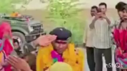 देेवगढ़: पीपली नगर में अग्निवीर महावीर सिंह का ढोल-नगाड़ों के साथ भव्य स्वागत किया गया