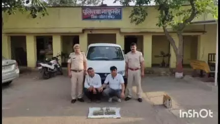 कुम्हेर: नाकाबंदी के दौरान 17 लाख 55 हजार रुपये व एक ईको गाड़ी के साथ दो लोगों को किया गिरफ्तार