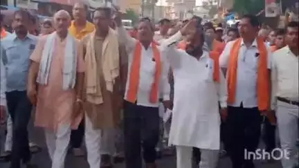 मरवाही: मरवाही में सर्व हिंदू समाज ने विशाल सभा का आयोजन किया, भूमि जिहाद, लव जिहाद सहित अवैध कब्जे के गंभीर आरोप, सौंपा ज्ञापन
