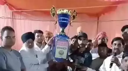 रूपवास: केसीसी खानसूरजापुर ने रूपवास की टीम को हराकर खिताब पर किया कब्जा