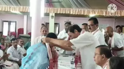 পশ্চিম যোৰহাট: ঢেকৰগঢ়া ব্লক কংগ্ৰেছ কমিটিৰ উদ্যোগত অনুষ্ঠিত হ'ল সদ্য সমাপ্ত পঞ্চায়ত নিৰ্বাচনত বিজয়ী  প্ৰাৰ্থীক সম্বৰ্ধনা অনুষ্ঠান