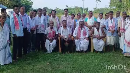 ধেমাজি: বৈজয়ন্তীপুৰত চুতীয়া জাতি সন্মিলনীৰ ধেমাজিৰ জিলাৰ  এখনি গুৰুত্ব ৰ্পুন সভা, উপস্থিত জিলা সভাপতি ৰিজু বৰুৱা