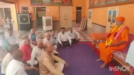 आहोर: मांडवला निवासी भामाशाह ने 31 लाख रुपए की भेंट की