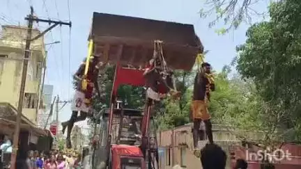 கலவை: கலவையில் பழமை வாய்ந்த ஸ்ரீ கெங்கை அம்மன் ஆலயத்தின் சிரசு திருவிழா விமர்சையாக நடைபெற்றது