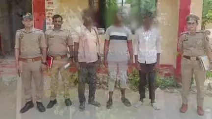 मुहम्मदाबाद: कासिमाबाद पुलिस ने जुए के मामले में शामिल दो अभियुक्तों को शेख अहमदपुर से किया गिरफ्तार व एक बाल अपचारी को पकड़ा