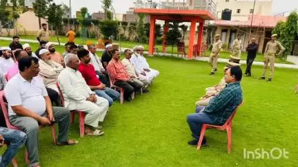 गभाना: अपना रोकथाम को लेकर गभाना पुलिस द्वारा शांति समिति की बैठक का किया आयोजन