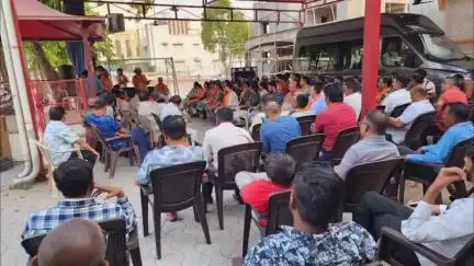 નડિયાદ: ધારાસભ્ય શ્રી પંકજભાઈ દેસાઈની અધ્યક્ષતામાં નડિયાદ વિધાનસભા ભાજપ પરિવારની આગામી કાર્યક્રમો અંગેની કાર્યશાળા યોજાઈ હતી.
