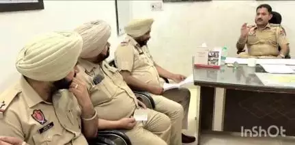 ਐਸਏਐਸ ਨਗਰ ਮੁਹਾਲੀ: ਜਿਲੇ ਦੇ ਵੱਖ ਵੱਖ ਥਾਣਿਆਂ ਦੇ ਐਸ.ਐਚ.ਓਜ਼ ਵੱਲੋਂ ਥਾਣੇ ਦੇ ਆਈ.ਓਜ਼ ਨਾਲ ਕਰਾਈਮ ਮੀਟਿੰਗ