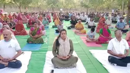 जयपुर: जयपुर को योग में बनाने की मुहिम का आगाज, बायोडायवर्सिटी पार्क में आयोजित हुआ प्रथम योग दिवस