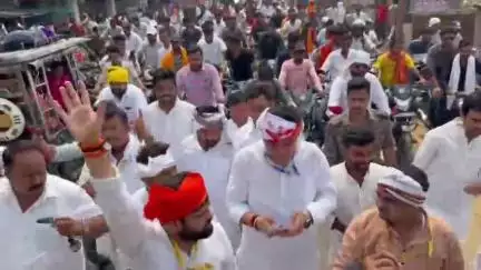 आरा: चिराग पासवान के कार्यक्रम में युवा लोजपा के युवा प्रदेश अध्यक्ष के नेतृत्व में 5 हजार युवा नेताओं ने किया पैदल मार्च