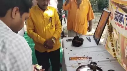 हुरड़ा: खारी का लांबा में वीर शहीदों के सम्मान में श्रद्धांजलि अर्पित की गई, पहलगाम में शहीदों को दी गई रक्त अर्पण श्रद्धांजलि