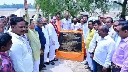 रामसनेही घाट: राज्य मंत्री सतीश शर्मा ने मोहम्मदपुर सिद्धौर संपर्क मार्ग से जोरावरपुर गांव तक निर्मित सीसी रोड का लोकार्पण किया