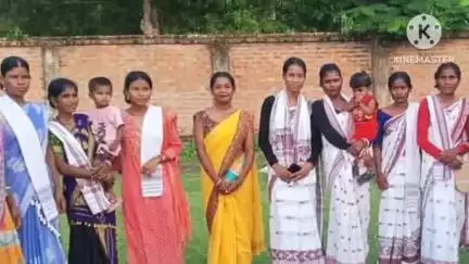গোলাঘাট: সাপজুৰি চাওতাল ভৱনত সদৌ অসম আদিবাসী মহিলা শক্তি "আওপা"ৰ বোকাখাত আঞ্চলিক সমিতি গঠন