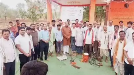 तेंदूखेड़ा: ग्राम पंचायत सागोनी में जल गंगा संवर्धन अभियान के तहत बावड़ी उत्सव मनाया गया