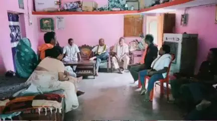 खड़गांव में आयोजित जोन स्तरीय बैठक में विधायक मंडावी शामिल हुए