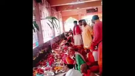 जावरा: भीमा खेड़ी बालाजी मंदिर में सहस्त्र अवधेश ब्राह्मण समाज ने 13 बटुकों का यज्ञोपवीत संस्कार किया