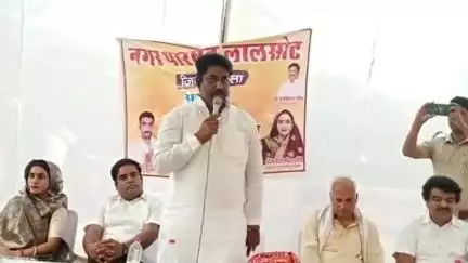 लालसोट: लालसोट नगर परिषद कार्यालय के सामने बाल उद्यान में 35 लाख की लागत से सामुदायिक भवन का विधायक ने किया शिलान्यास