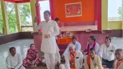 कालापीपल: भोले डोंगरी अलीसरिया में भाजपा अरनिया कला मंडल की कार्यशाला आयोजित