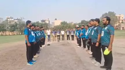 कोल: अहिल्याबाई होलकर स्टेडियम में श्री वार्ष्णेय पहल टूर्नामेंट में बाहुबली ने लायंस को हराकर जीता मैच