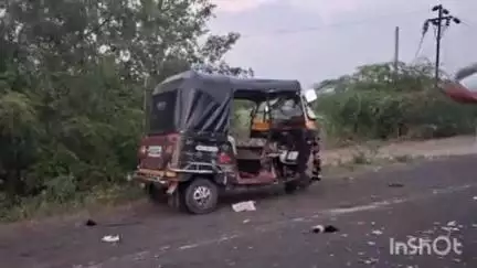 धामणगाव रेल्वे: दत्तापूर जवळ बायपास रोडवर ऑटो व चारचाकी वाहनांची धडक, चौघे जण जखमी