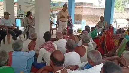 karpi prakhand अंतर्गत पुराण पंचायत मे क़ृषि जन कल्याण चौपाल का आयोजन #krishibihar #bameti. bihar