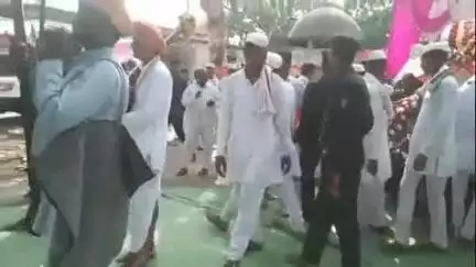 मालेगाव: शहरातील जुनी पंचायत समिती येथे श्री संत गजानन महाराज पालखीचे आगमन