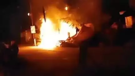 चंदला: चंदला में कांजी हाउस के सामने ट्रांसफार्मर में आग, वीडियो वायरल, बिजली सप्लाई बाधित