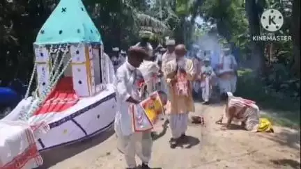 নগাঁও: নগাঁও জিলাৰ নিজ জাগীয়ালত জাগীয়াল পেটবঢ়া মায়ামৰা সমাজৰ উদ্যোগত শ্ৰী শ্ৰী অনিৰুদ্ধদেৱৰ ৪৭২ তম জন্ম জয়ন্তী অনুস্থিত